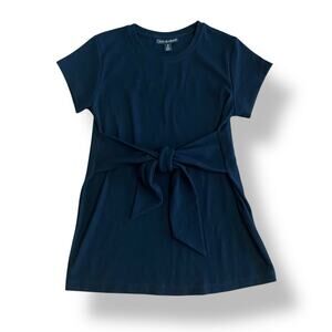 A Pea In The Pod Tie-Front Textured‎ Maternity Top Womens Size XS Black